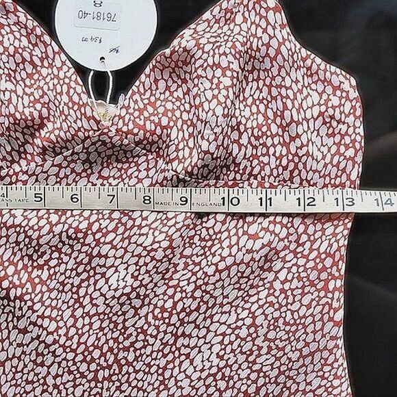 Blossom Margot mini dress copper & white fawn spot mini sundress - Picture 10 of 15